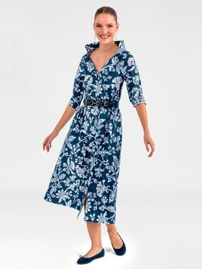 Gretchen Scott Cosmopolitan Dress Stunning Stippling Large